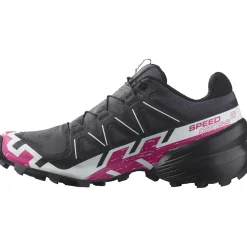 Salomon Speedcross 6 hardloopschoenen dames ebony white berry