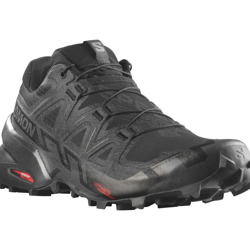 Salomon Speedcross 6 hardloopschoenen heren black phantom