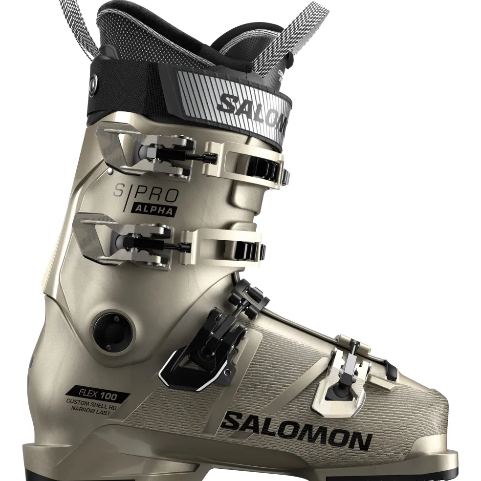 Salomon S/Pro Alpha 100 skischoenen dames light bronze black