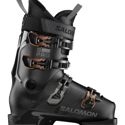 Salomon S/Pro Delta X90 skischoenen heren black dark grey metallic orange tiger