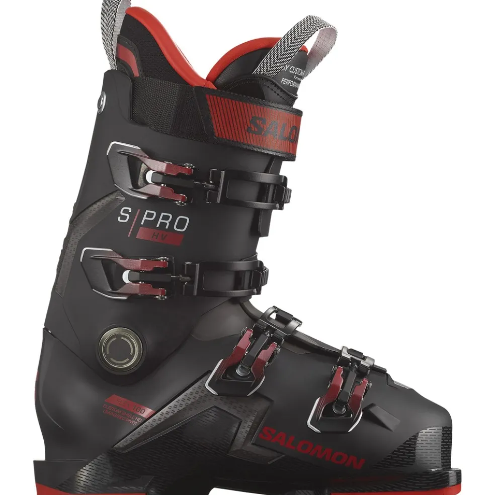 Salomon S/Pro HV 100 skischoenen heren black red beluga