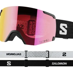 Salomon S-View skibril Sigma poppy red black