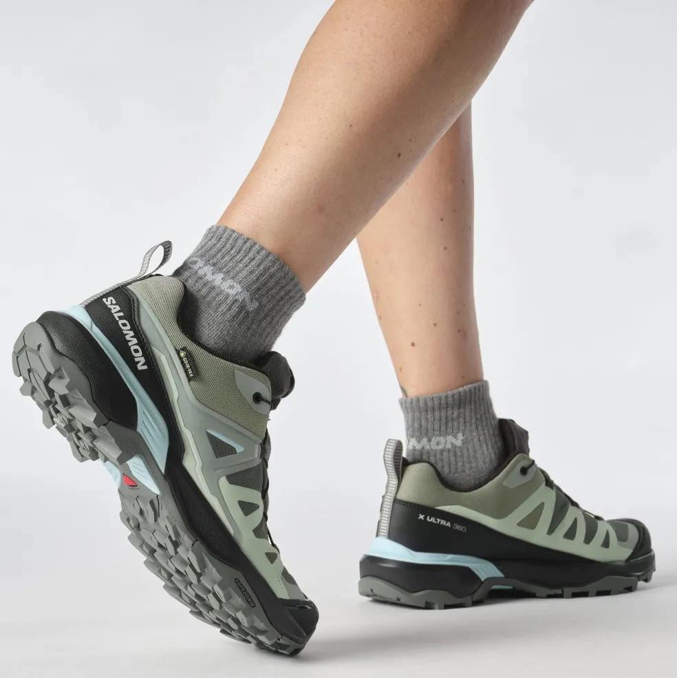 Salomon X ULTRA 360 GORE-TEX wandelschoenen dames sedona sage black sea foam