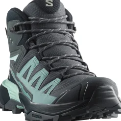 Salomon X ULTRA 360 GORE-TEX wandelschoenen dames turbulence carbon tourmaline