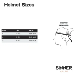 Sinner Combi-pack CREST skihelm met Toxic skibril white