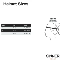 Sinner CREST skihelm white