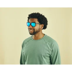 Sinner Rockford zonnebril smoke icy blue oil matte black