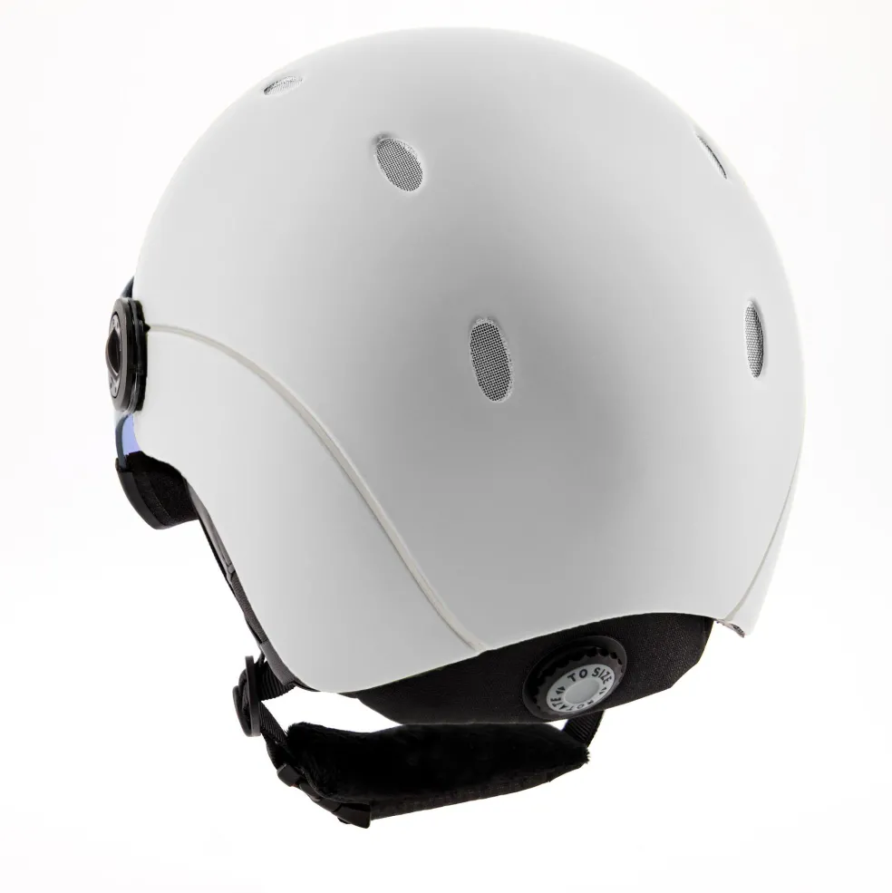 Sinner TITAN VISOR skihelm matte white blue