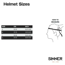 Sinner TITAN VISOR skihelm matte light grey