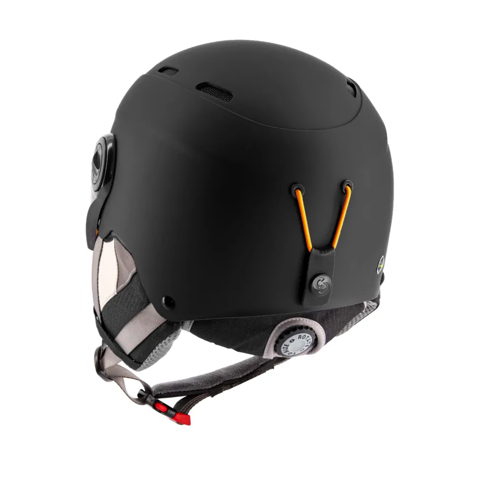 Sinner TYPHOON VISOR skihelm matte black red