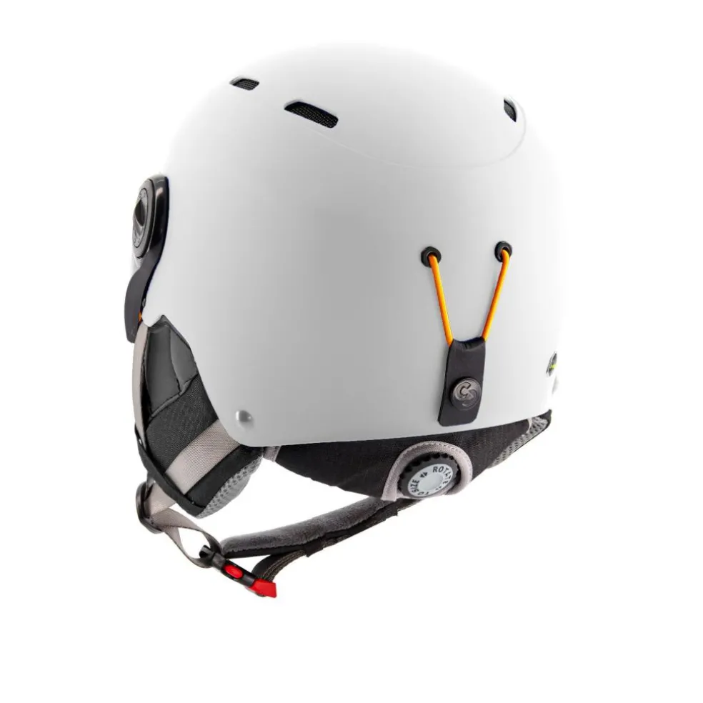 Sinner TYPHOON VISOR skihelm matte white blue