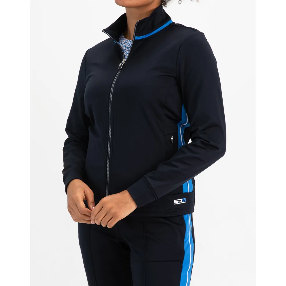 Sjeng Sports Ayliz trainingsjack dames dark blue