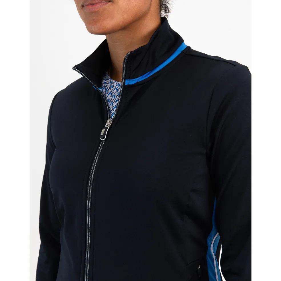 Sjeng Sports Ayliz trainingsjack dames dark blue