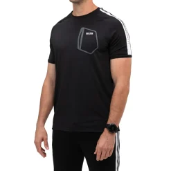 Sjeng Sports  Sinclair tennisshirt heren black melange