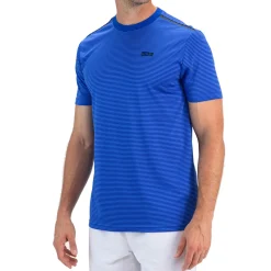 Sjeng Sports  Tex tennisshirt heren blue neon