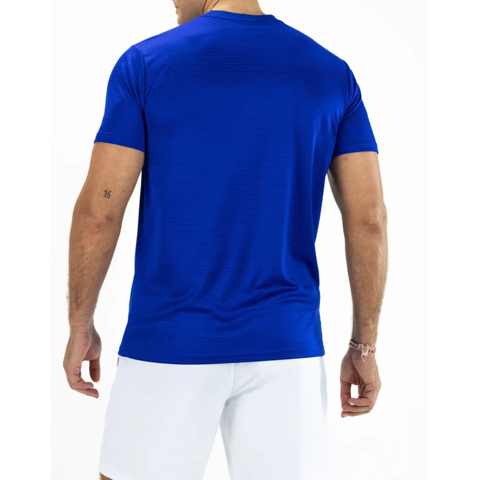 Sjeng Sports Tex tennisshirt heren pigment blue
