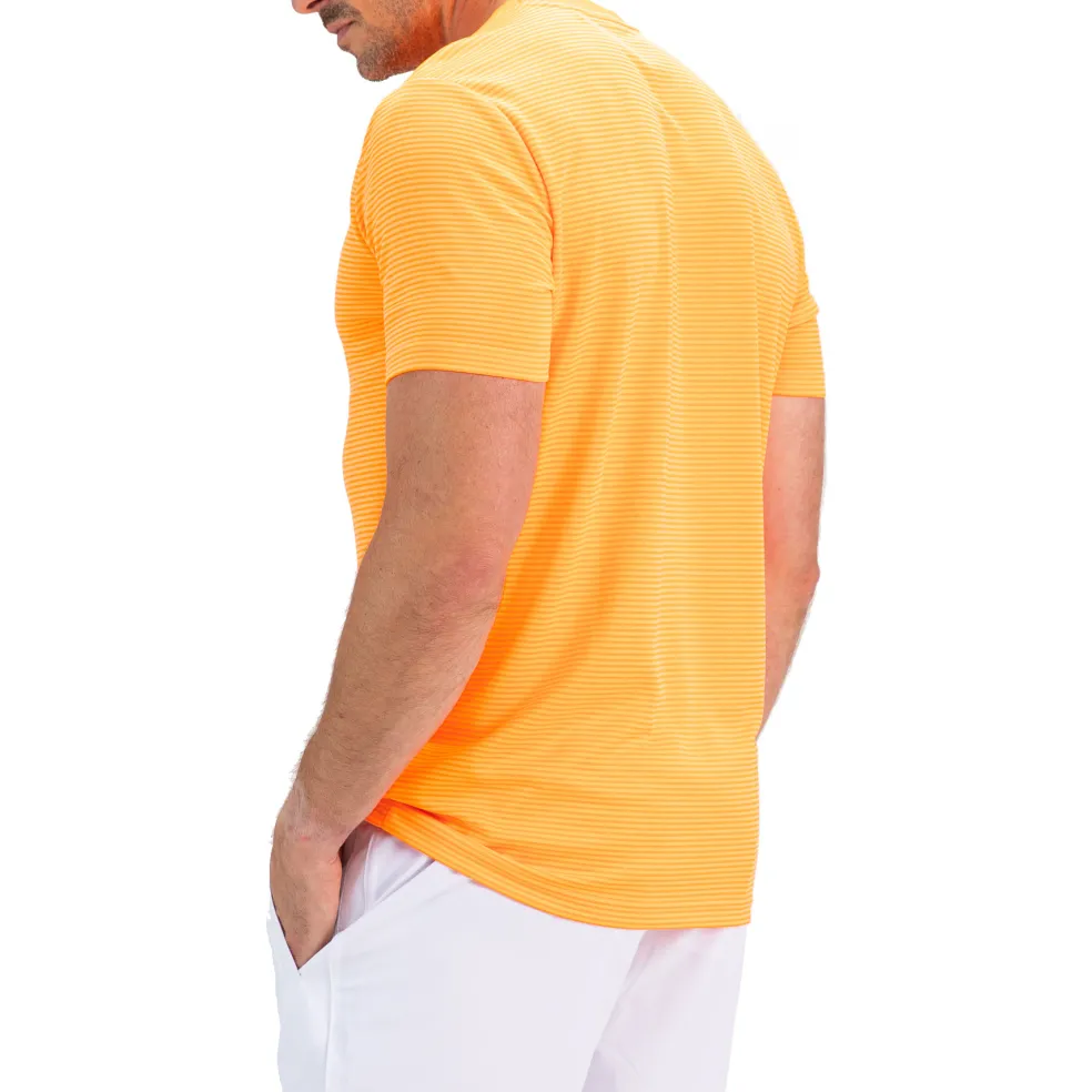 Sjeng Sports Tex tennisshirt heren orange clown fish