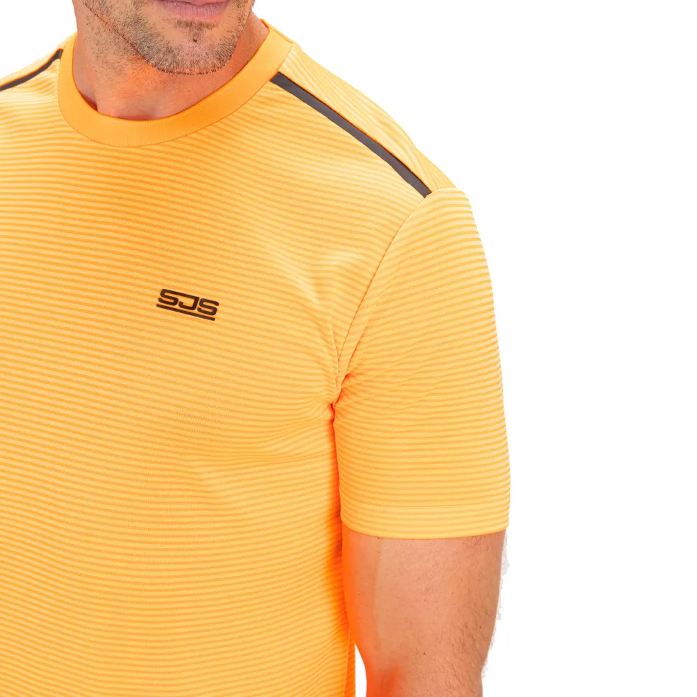 Sjeng Sports Tex tennisshirt heren orange clown fish