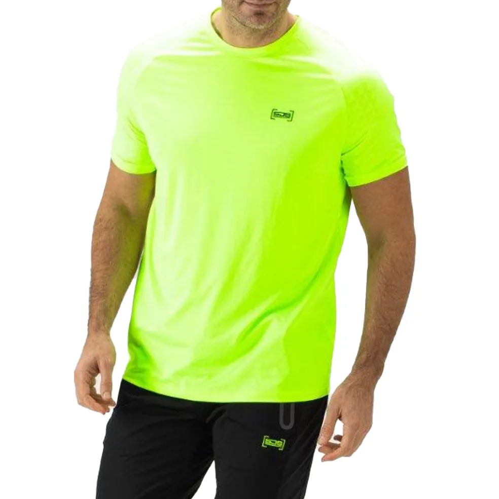 Sjeng Sports Uberto tennisshirt heren acid yellow