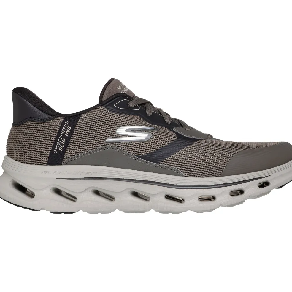 Skechers Slip-ins: GO WALK Glide - Step 2.0 - Zac schoenen heren dark taupe
