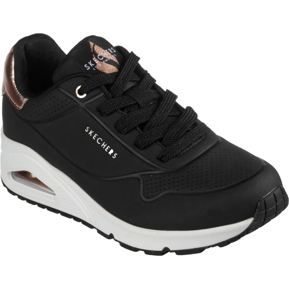Skechers Uno - Golden Air schoenen dames zwart