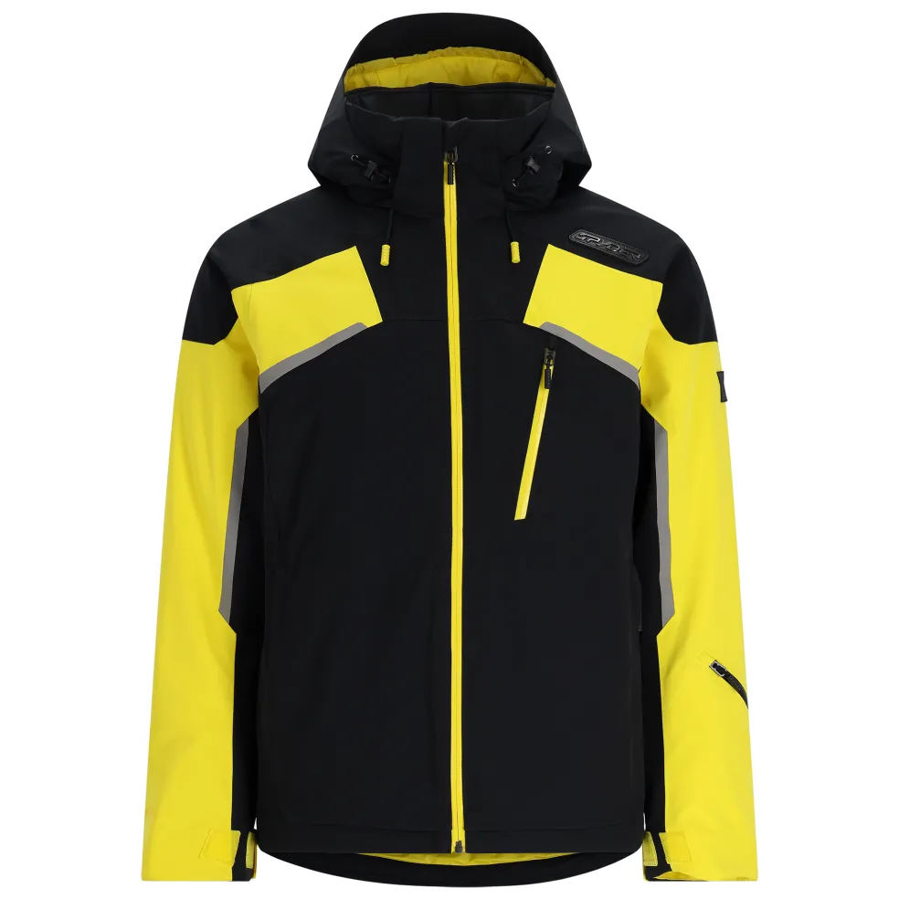 Spyder Leader winterjas heren acid yellow