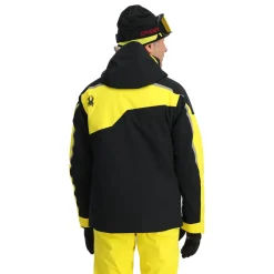 Spyder Leader winterjas heren acid yellow