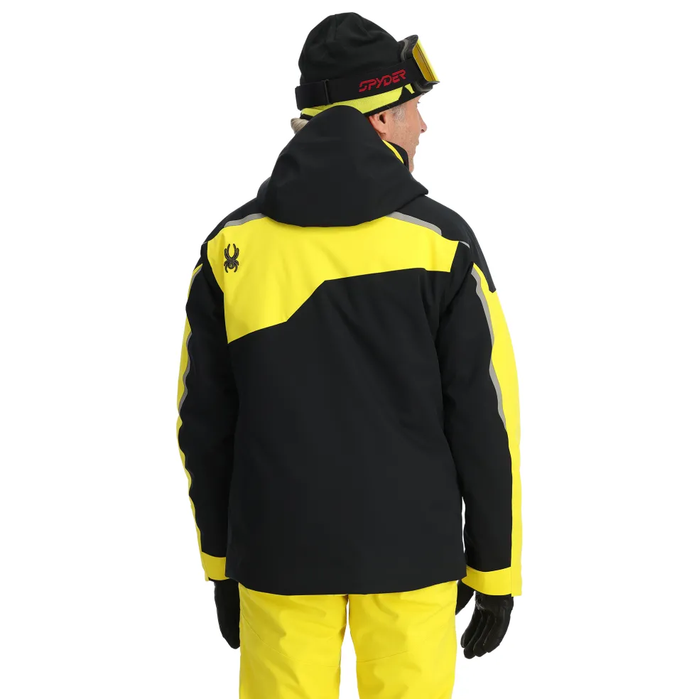 Spyder Leader winterjas heren acid yellow