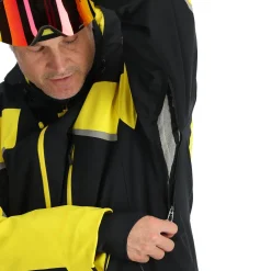 Spyder Leader winterjas heren acid yellow