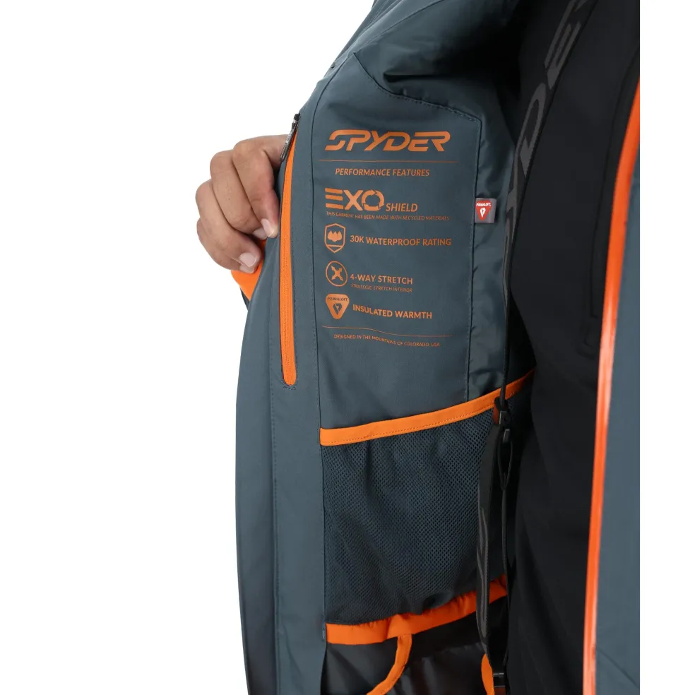 Spyder Leader winterjas heren slate blue