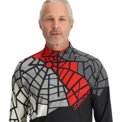 Spyder Legacy Half Zip skipully heren black