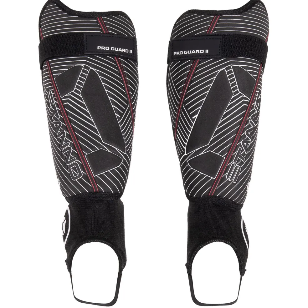 Stanno Pro Guard II scheenbeschermers black white red