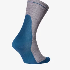 STOX Energy Socks  Merino Hiking wandel compressiesokken heren silver grey teal
