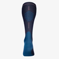 STOX Energy Socks  Merino Hiking wandel compressiesokken dames dark blue coral