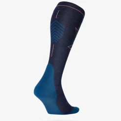 STOX Energy Socks  Merino Hiking wandel compressiesokken dames dark blue coral