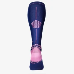 STOX Energy Socks  Sports hardloop compressiesokken dames dark blue pink