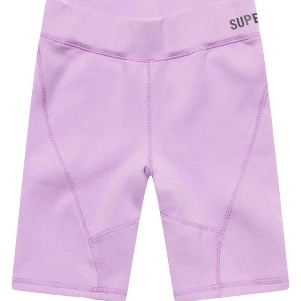 Superdry Code Tech Biker short dames mid lilac