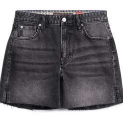 Superdry Cut Off short dames black stone