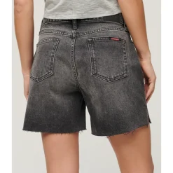 Superdry Cut Off short dames black stone