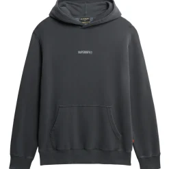 Superdry hoodie heren washed black
