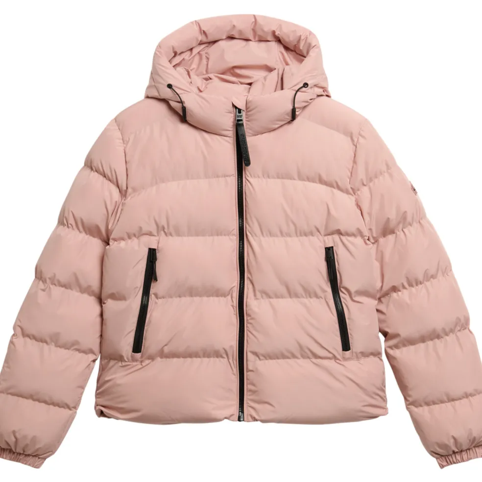 Superdry Puffer winterjas dames vintage blush