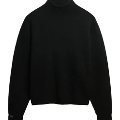 Superdry Slouchy sweater dames black twist