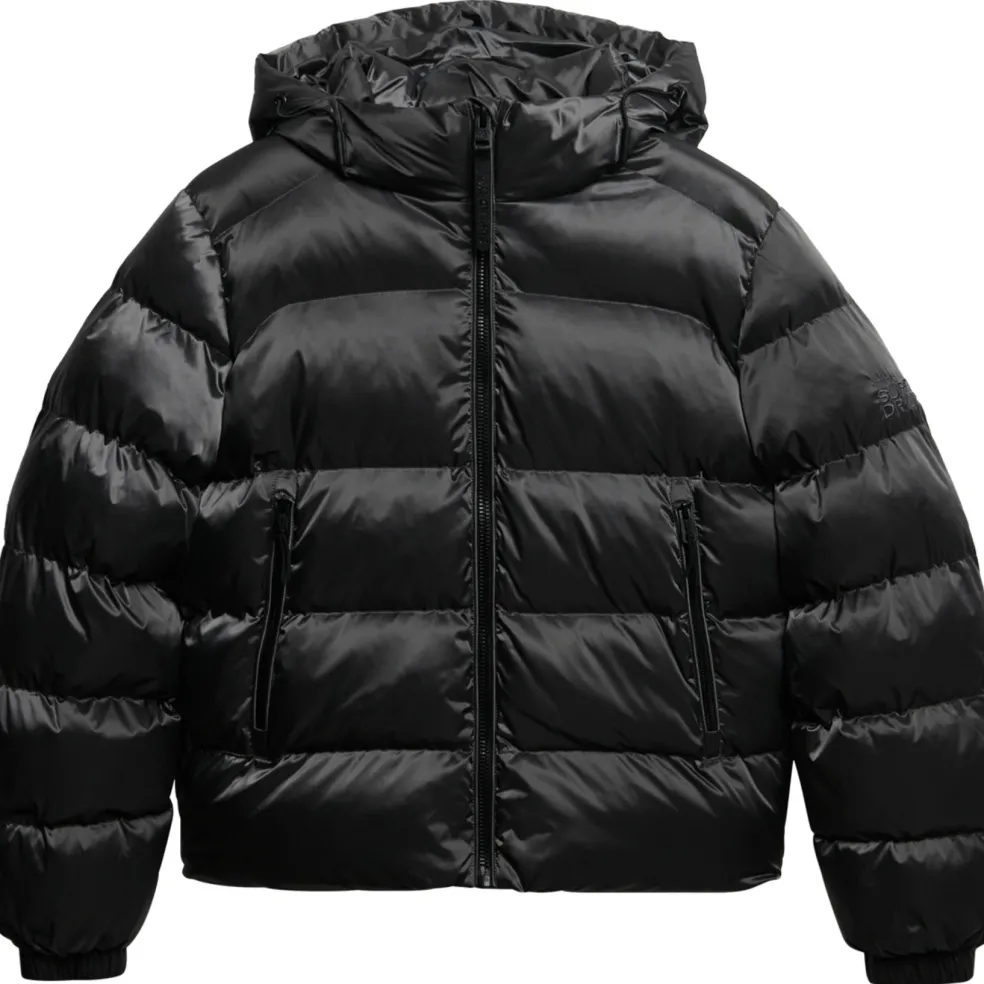 Superdry Sports winterjas dames black sheen