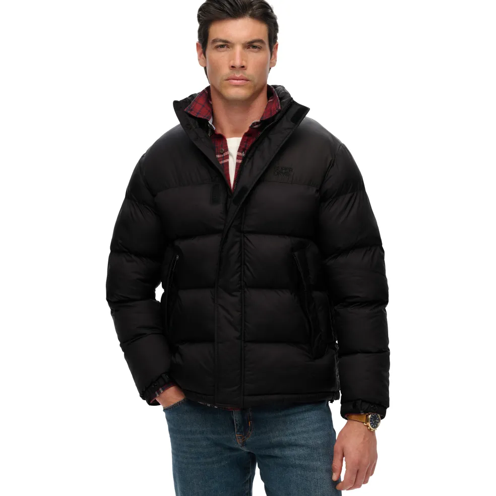 Superdry Tech winterjas heren black