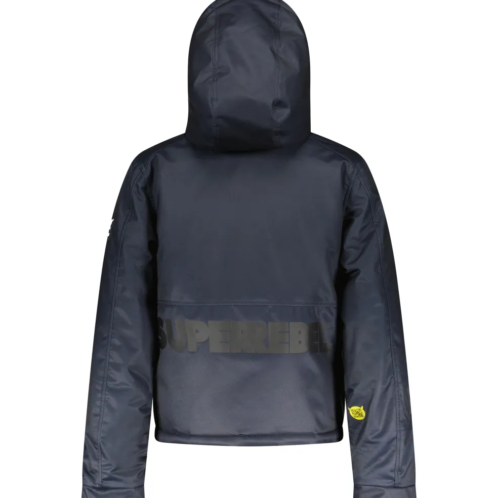 SuperRebel SPACE winterjas junior navy