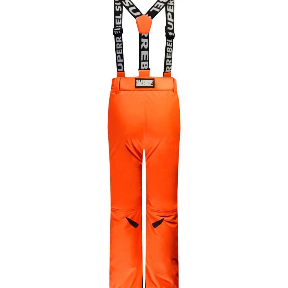 SuperRebel SPEED skibroek junior neon orange