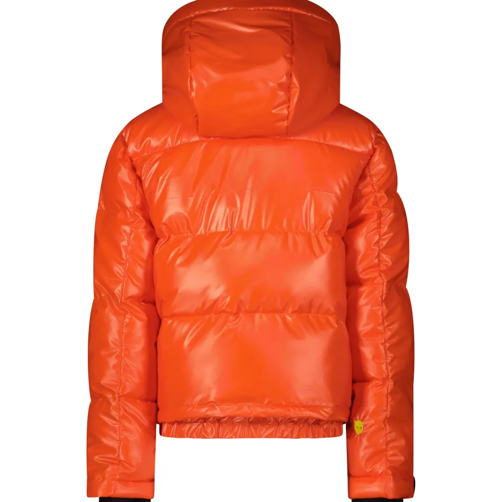 SuperRebel SPICY winterjas junior metallic mandarin