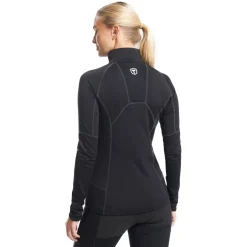 Tenson TXlite Half Zip skipully dames black