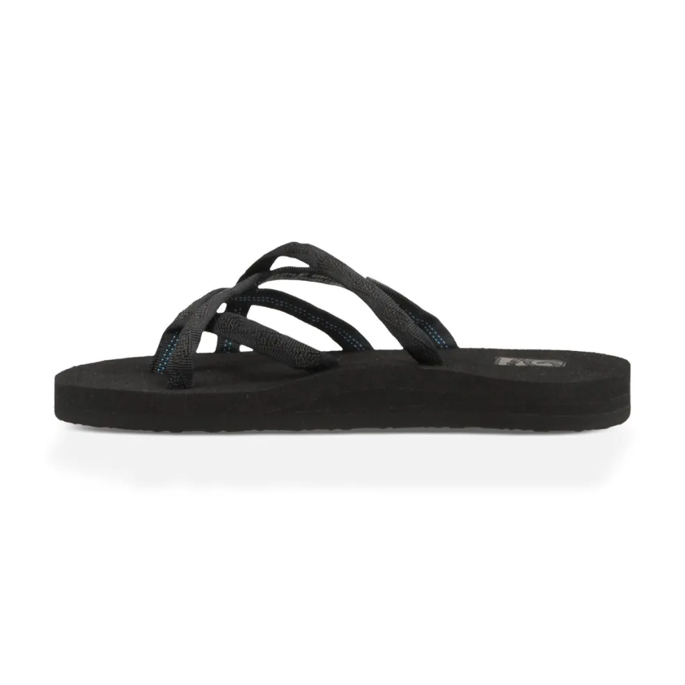Teva Olowahu slippers dames mix black on black