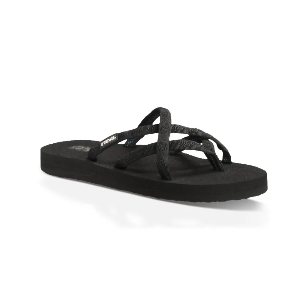 Teva Olowahu slippers dames mix black on black